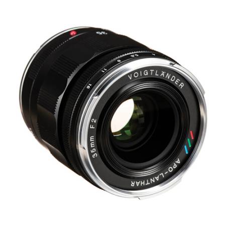 Voigtlander APO Lanthar 35 mm f/2,0 - obiektyw stałoogniskowy, Leica M_Obiektyw z przodu_3